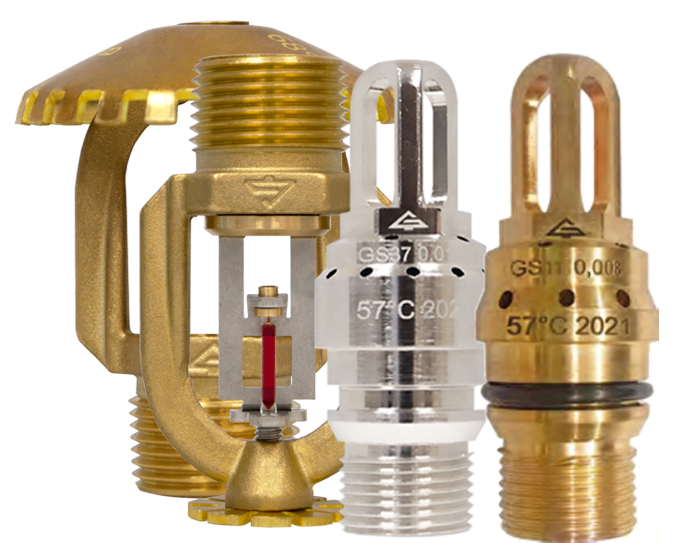 High pressure water-mist sprinklers for REVIT program are available