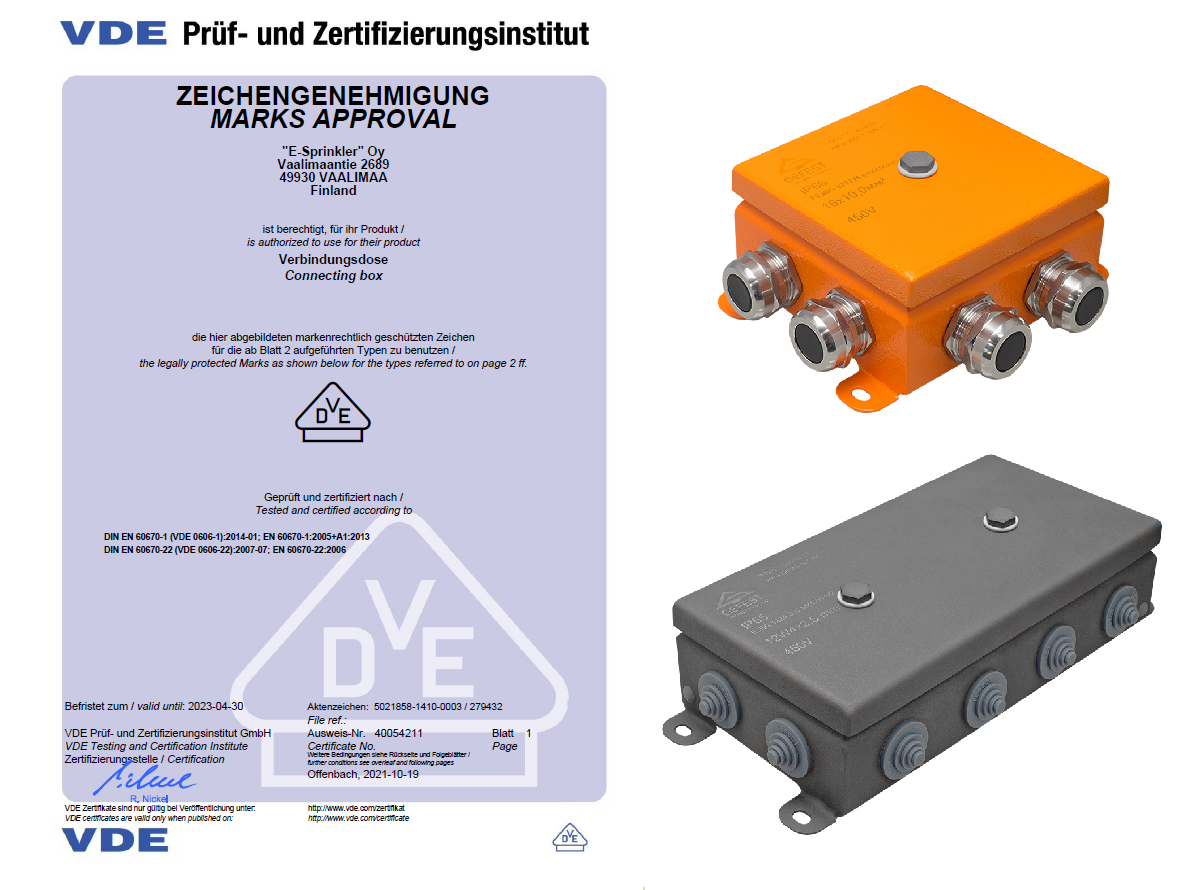 Successful tests in VDE