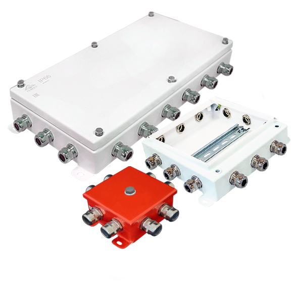 Fireproof junction boxes IP66