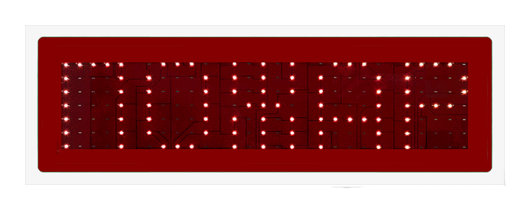 LED visual alarm SP-series IP66 provide a contrast visibility of a sign in direct illumination conditions up to 50000 lux