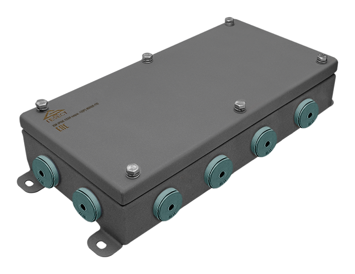 КМ IP66(Р) 1530 12 inputs (8-13) from stainless steel