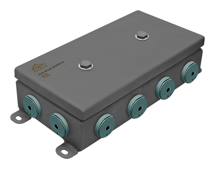 КМ IP66(Р) 1224 12 inputs (8-13) from stainless steel