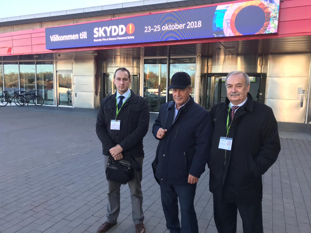 Specialists of “Gefest” Enterprise group are taking part in SKYDD-2018 fire-safety exhibition.