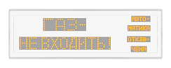 LED visual alarm P-series 2х10