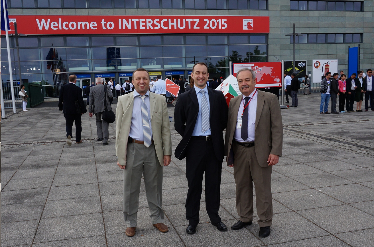 Official opening ceremony of the International exhibition Interschutz-2015